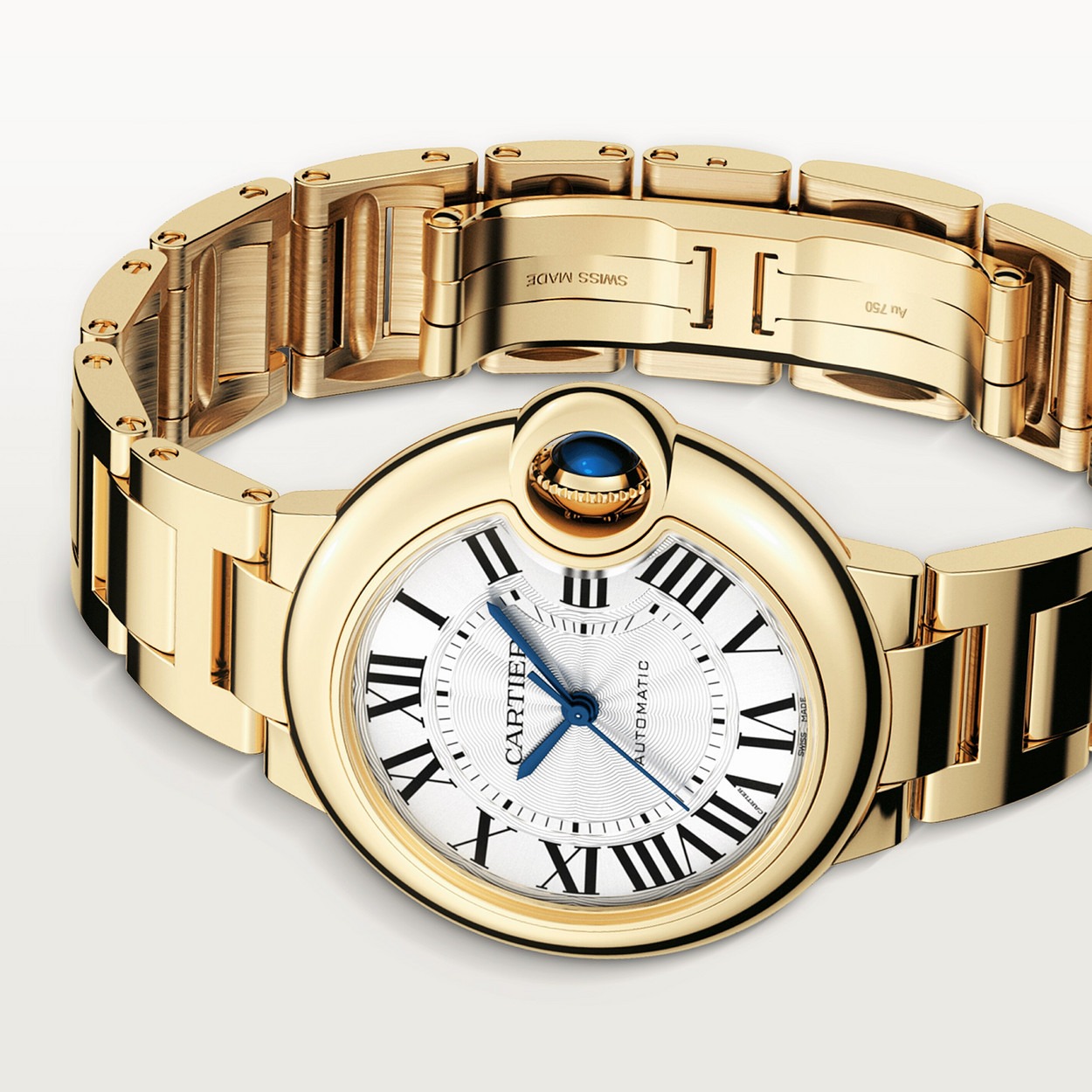 Ballon Bleu Jaune 36Mm vue 3
