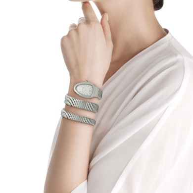 Bvlgari Serpenti Tubogas Gris/Blanc
