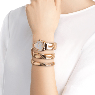 Bvlgari Serpenti Rose/Blanc Serti