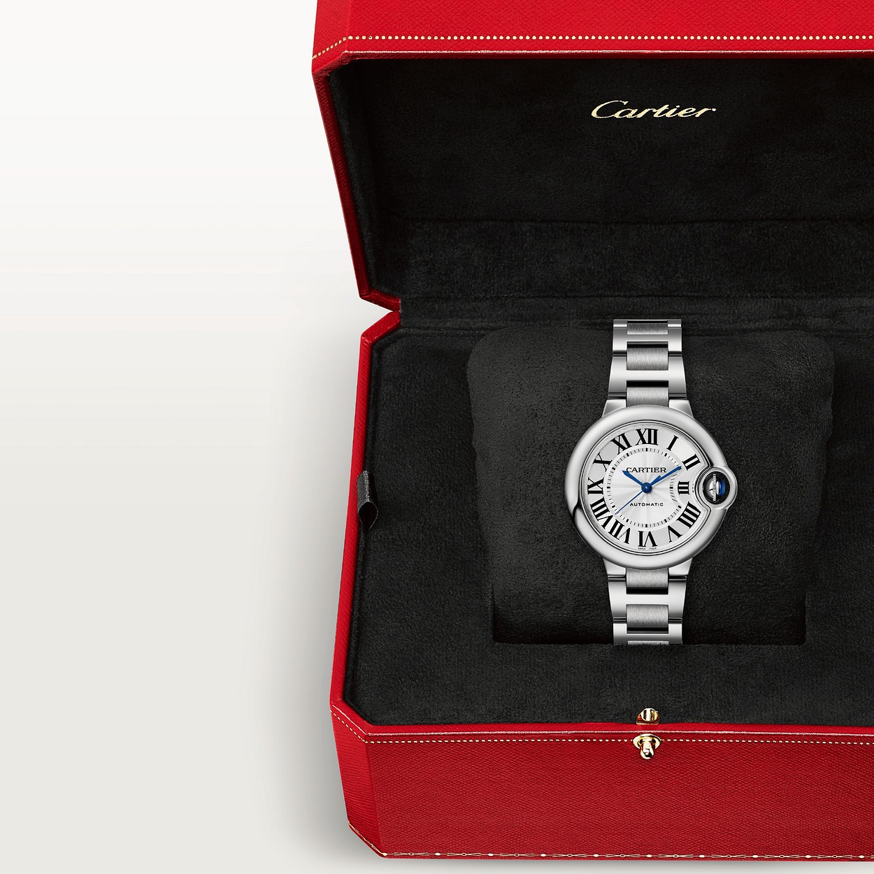 Cartier Ballon Bleu Argente 33Mm vue 3