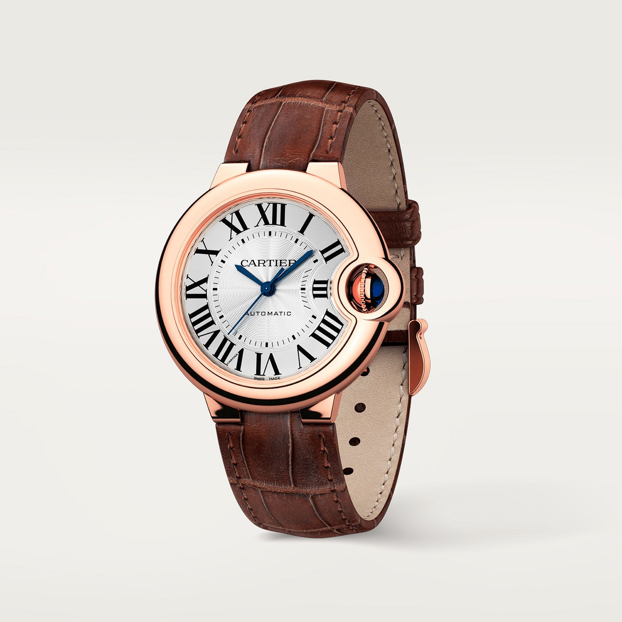 Cartier Ballon Bleu Marron 33Mm vue 2