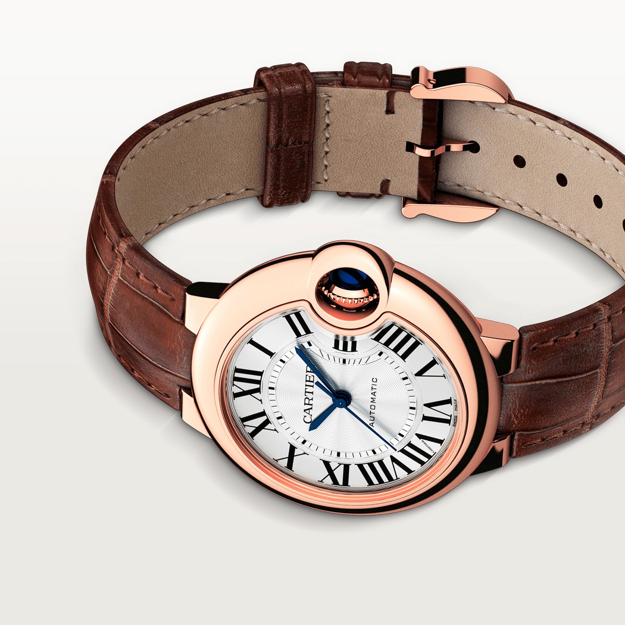 Cartier Ballon Bleu Marron 33Mm vue 4