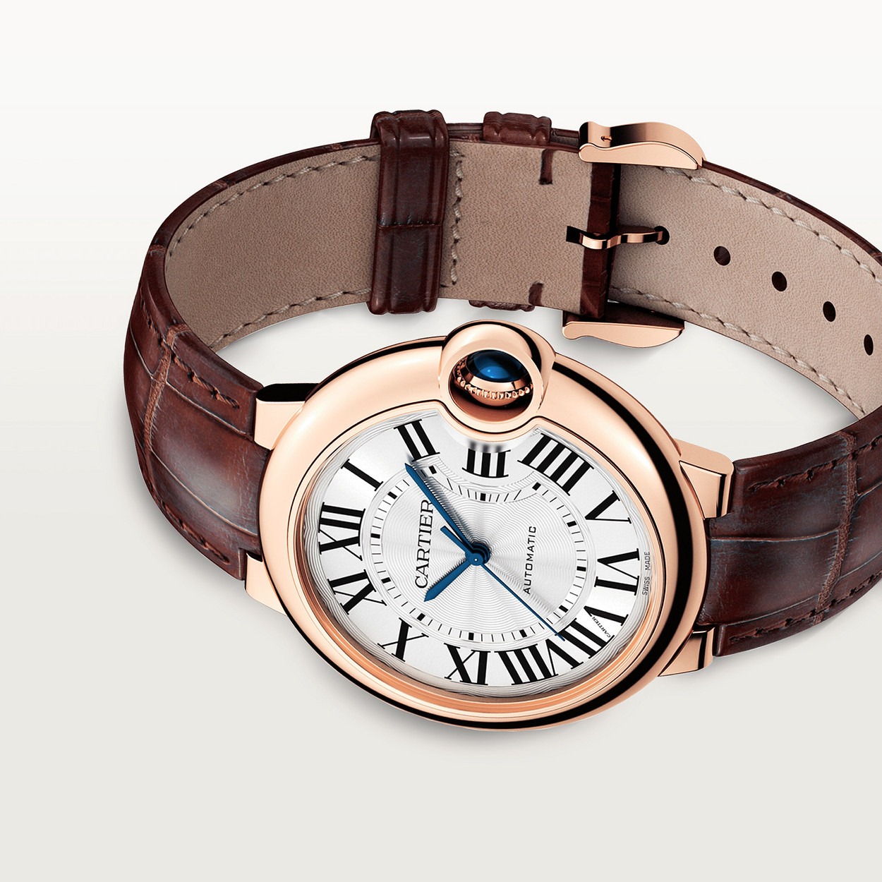 Cartier Ballon Bleu Marron 36Mm vue 3