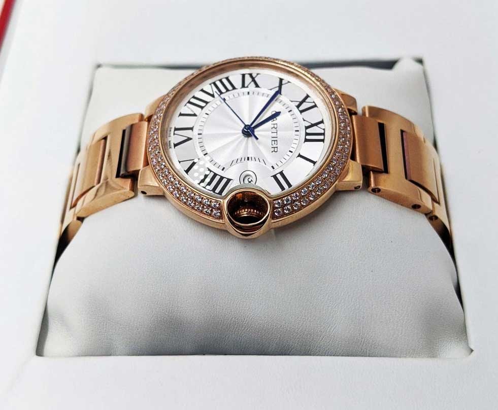 Cartier Ballon Bleu Or Rose vue 3