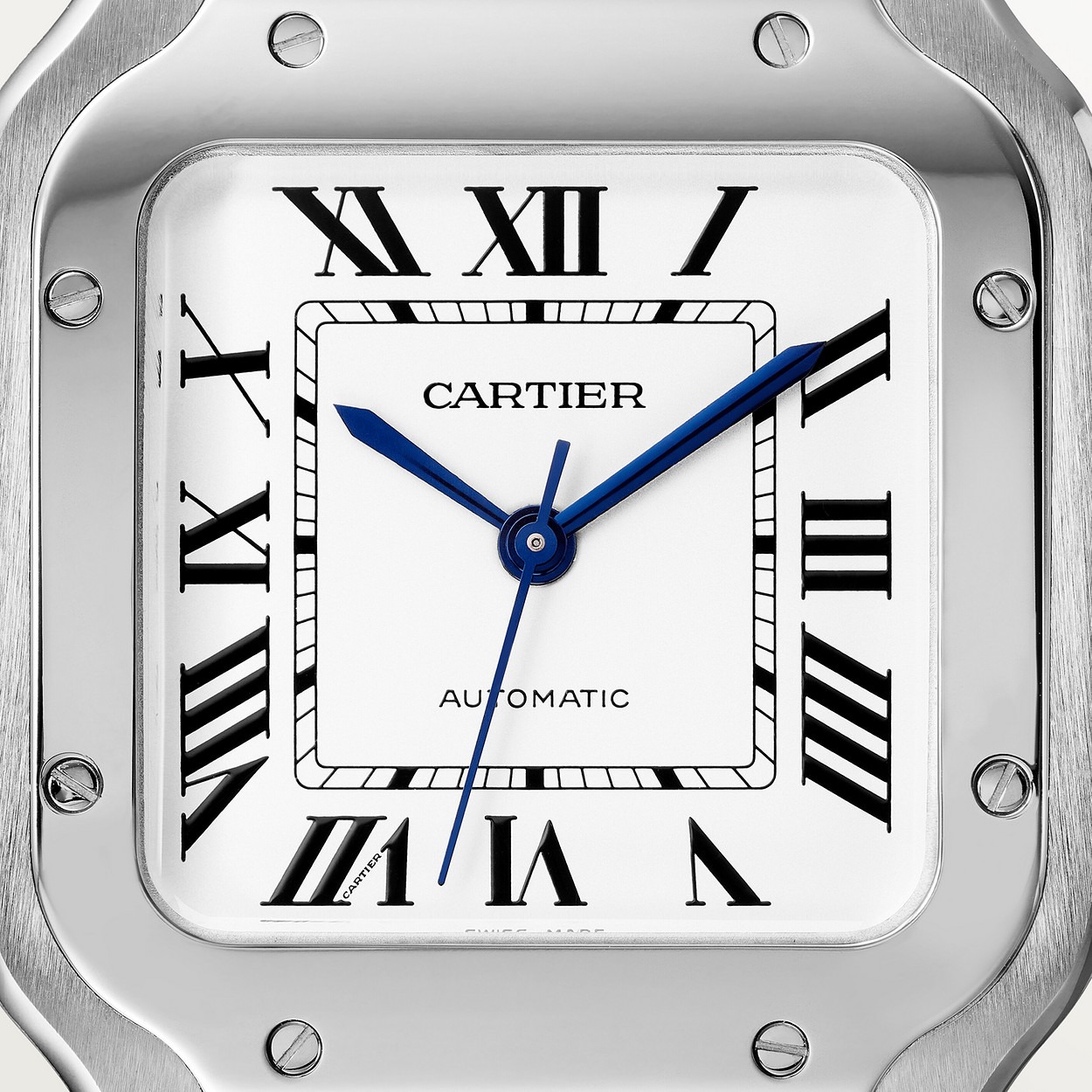 Cartier Santos Argente 36Mm vue 2
