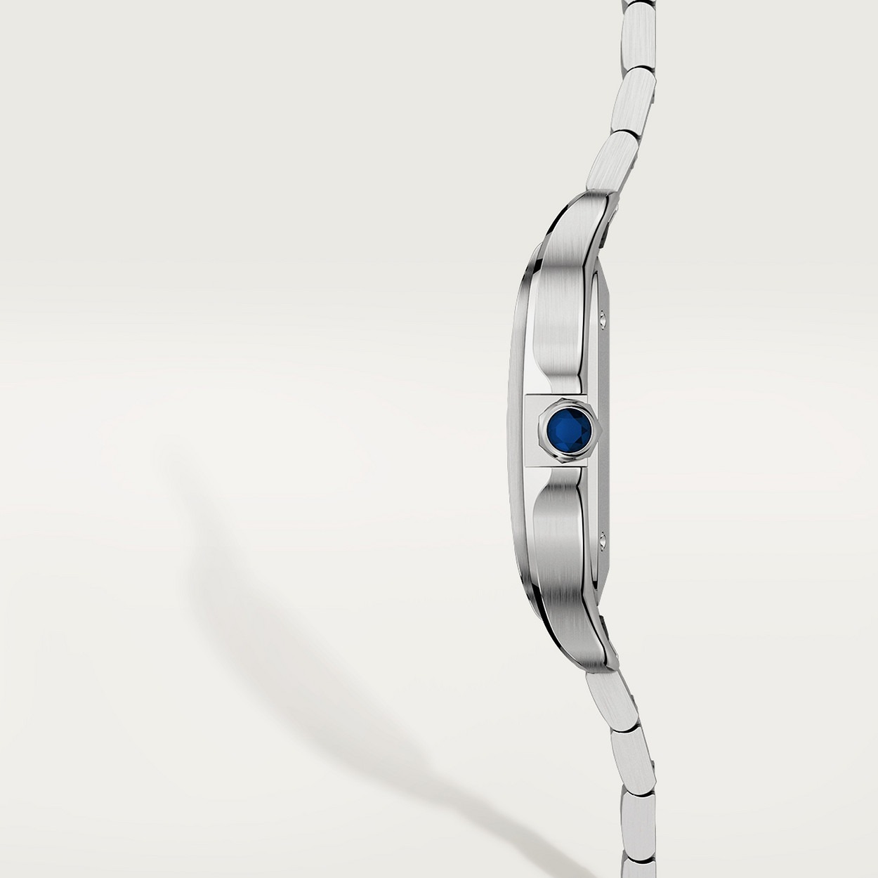 Cartier Santos Argente 36Mm vue 3