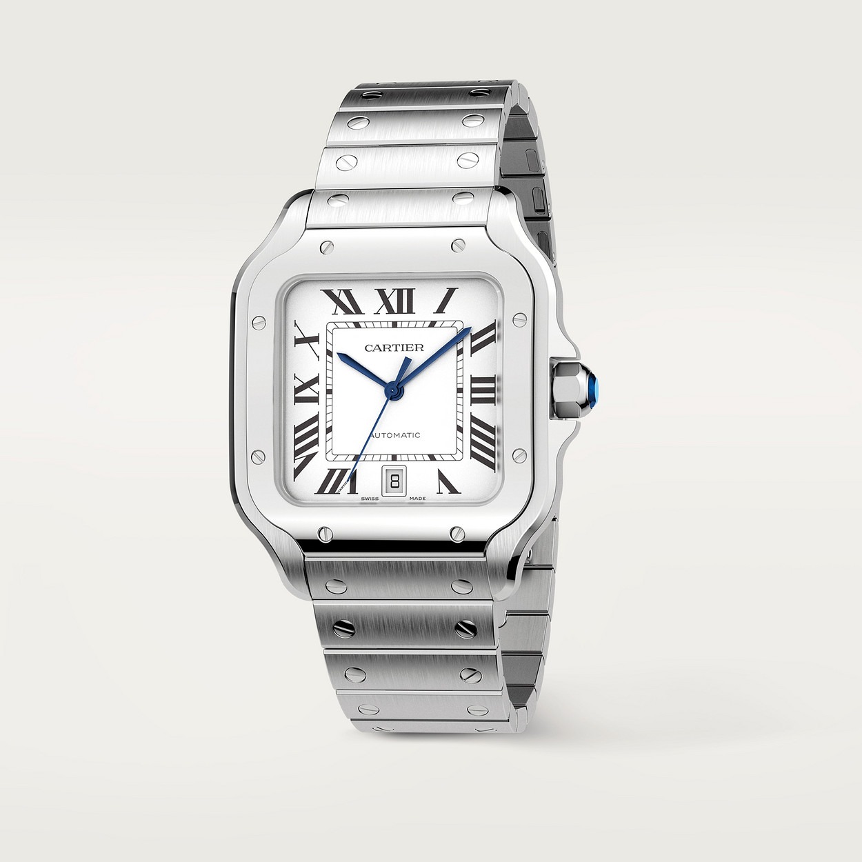Cartier Santos Argente 40Mm vue 2