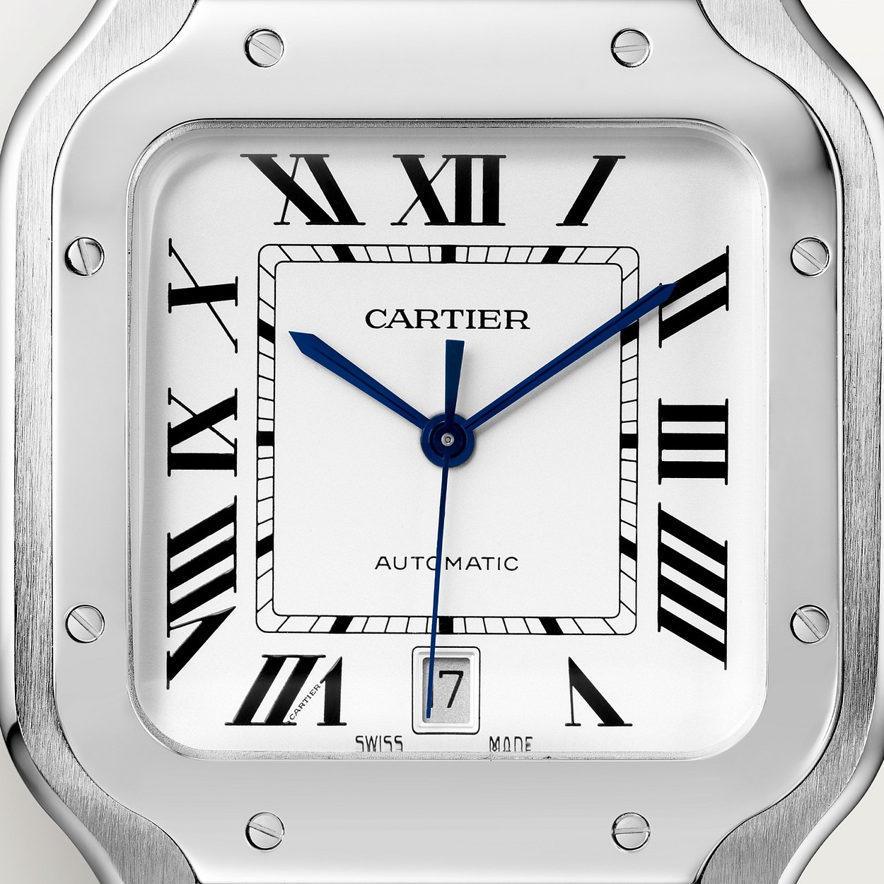 Cartier Santos Argente 40Mm vue 3