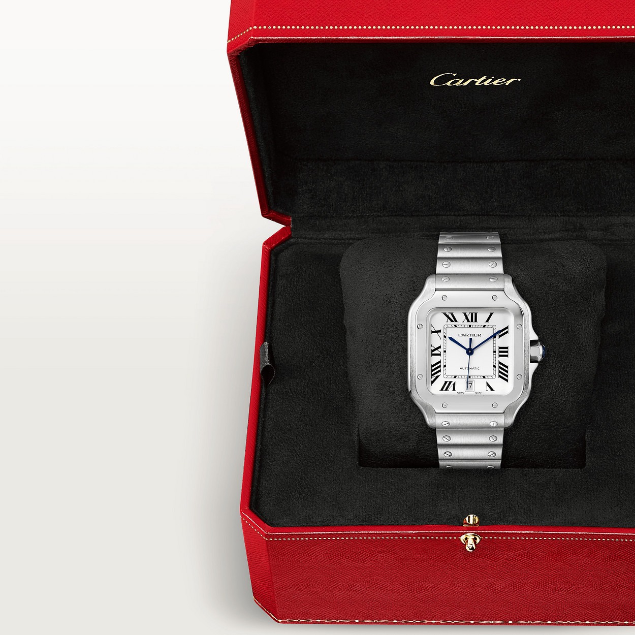 Cartier Santos Argente 40Mm vue 7