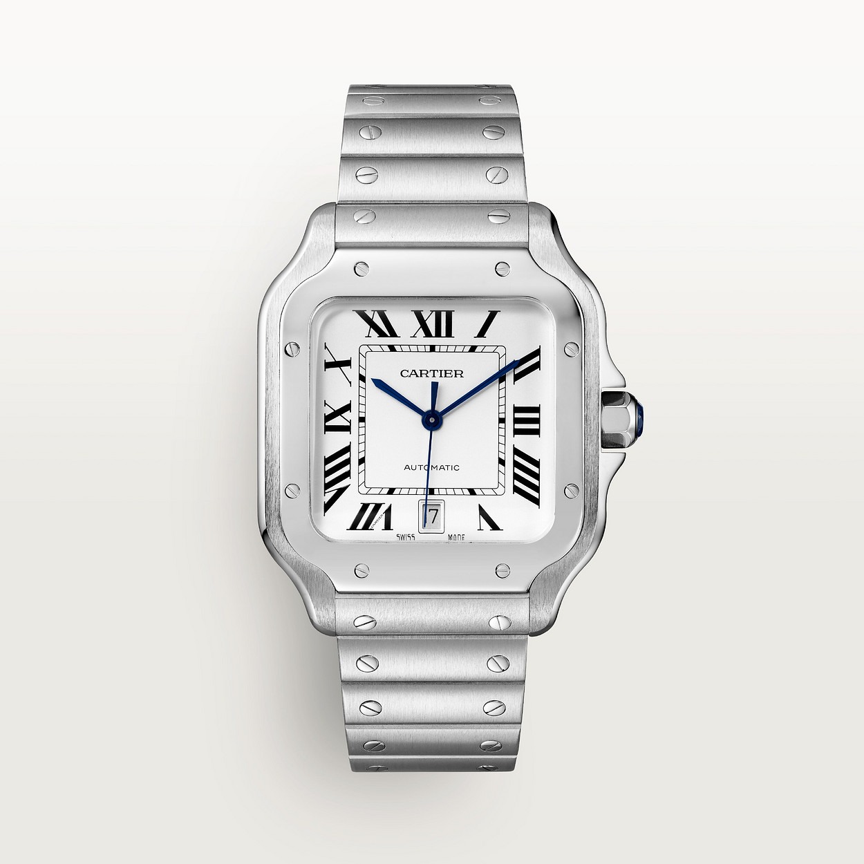Cartier Santos Argente 40Mm vue 1