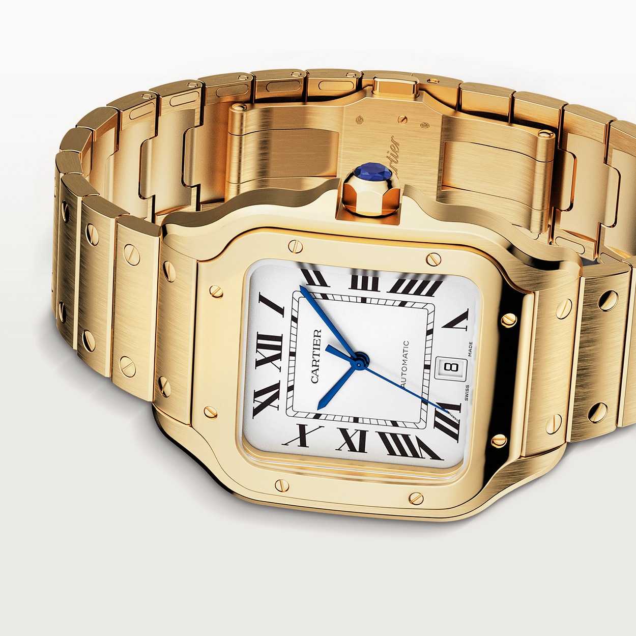 Cartier Santos Jaune 36Mm vue 3