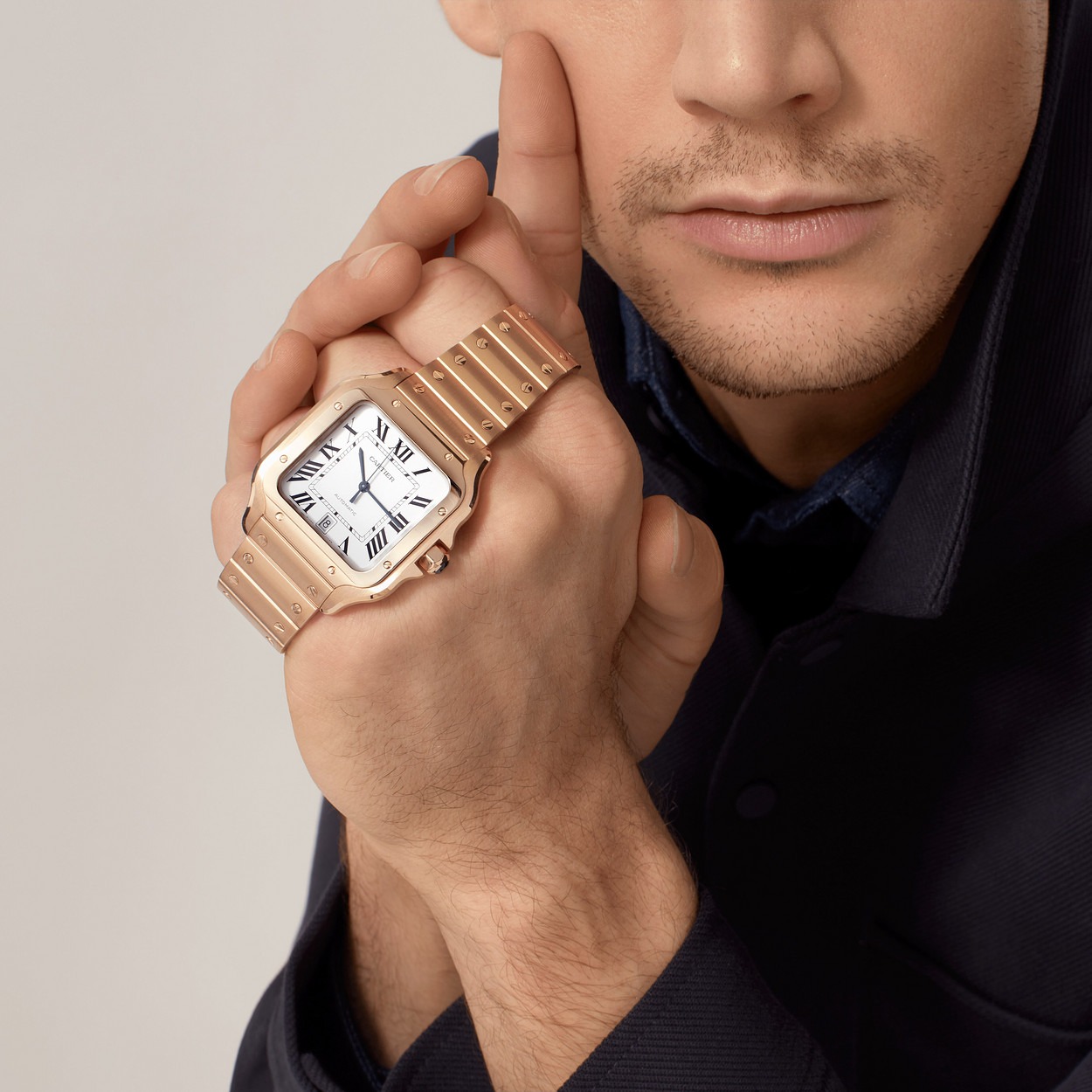 Cartier Santos Jaune 36Mm vue 7