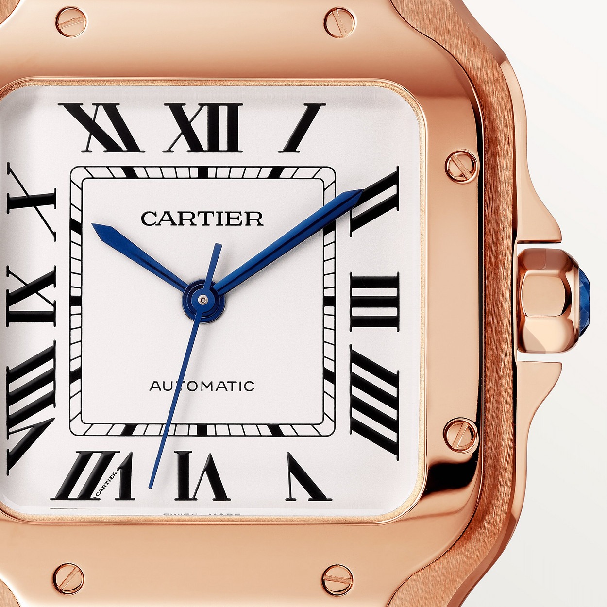 Cartier Santos Rose 36Mm vue 2