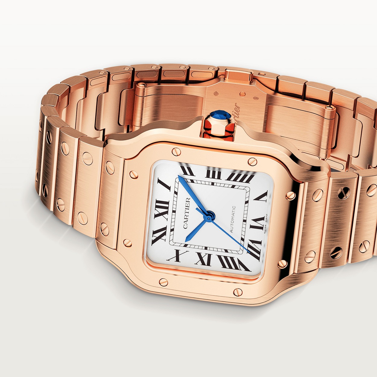 Cartier Santos Rose 36Mm vue 3