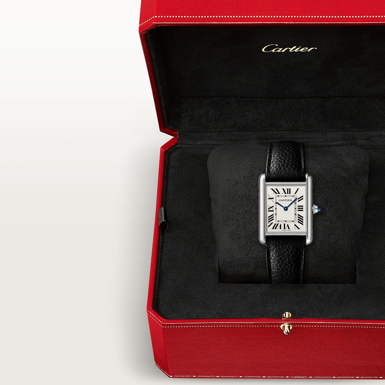 Cartier Tank Must Noir Blanc Grand vue 5