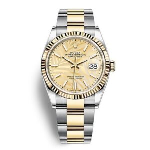 Datejust Doré Décor Palmier montre de luxe Maroc