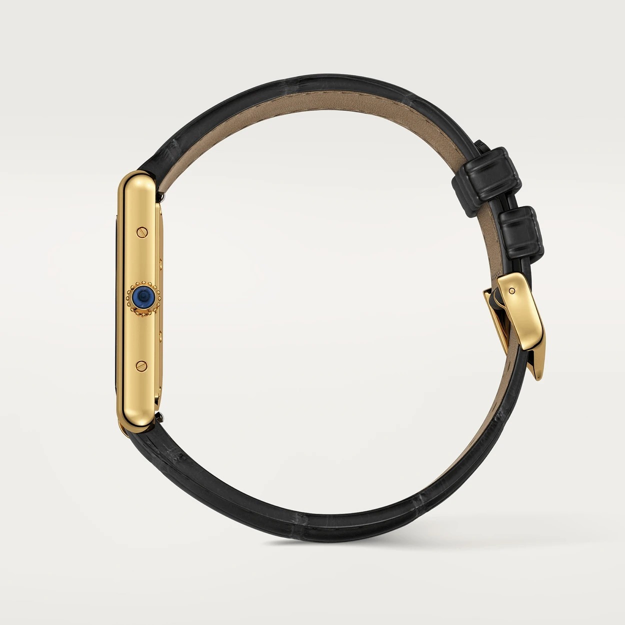 Montre Tank Louis Cartier Jaune vue 3