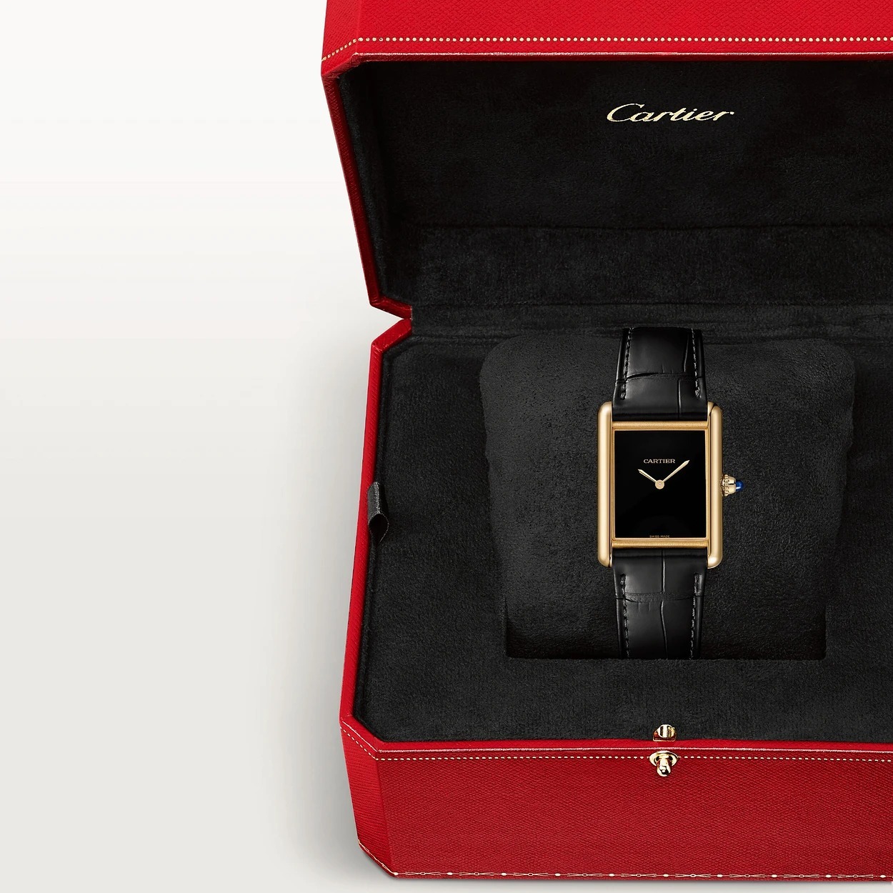 Montre Tank Louis Cartier Jaune vue 6