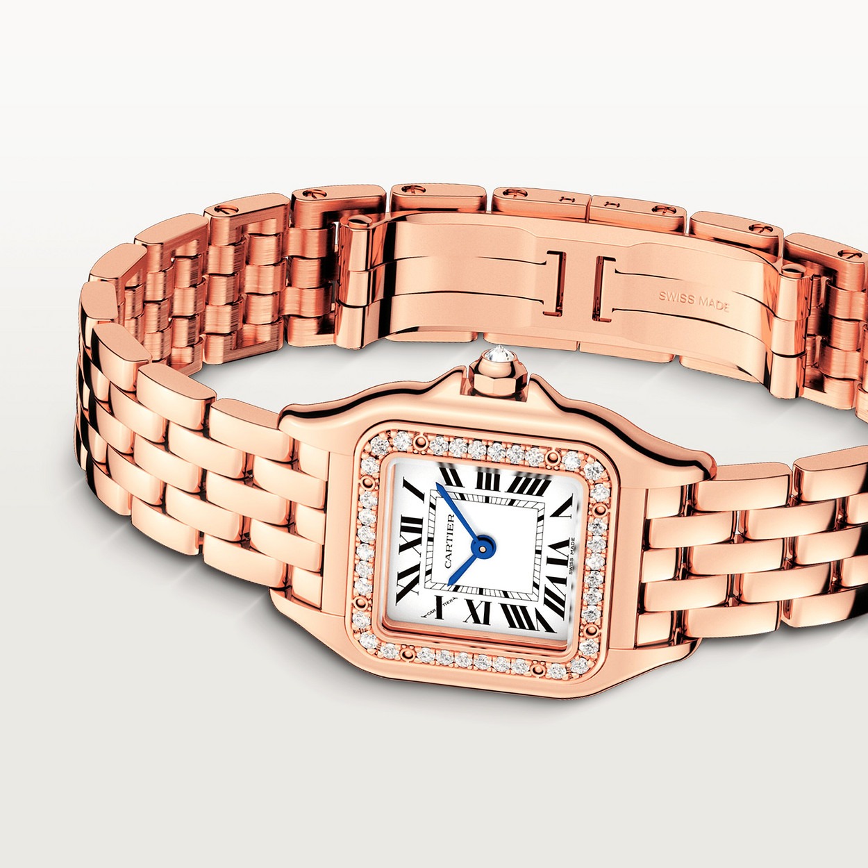 Panthere Sertie Rose 22Mm vue 3