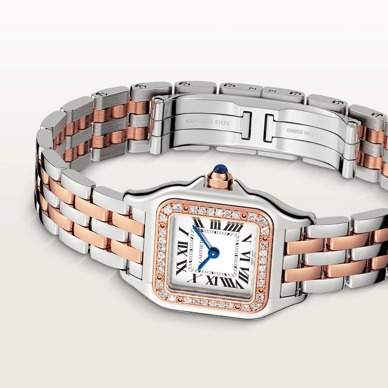 Panthere Sertie Rose Gris 22Mm vue 3