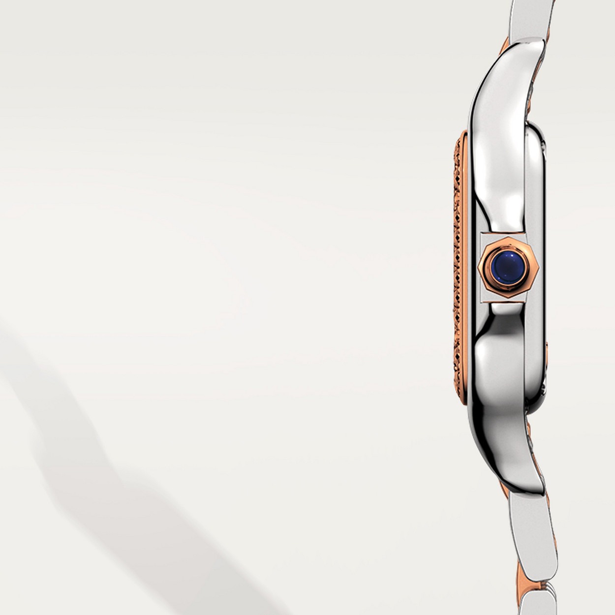 Panthere Sertie Rose Gris 22Mm vue 4