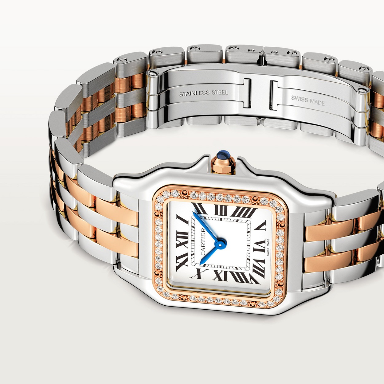 Panthere Sertie Rose Gris 27Mm vue 4
