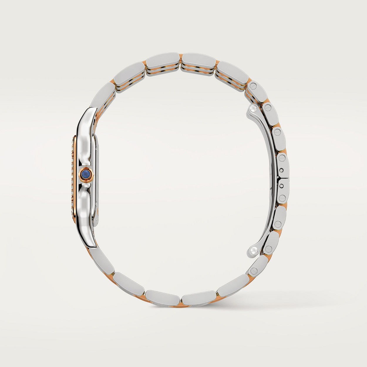 Panthere Sertie Rose Gris 27Mm vue 5