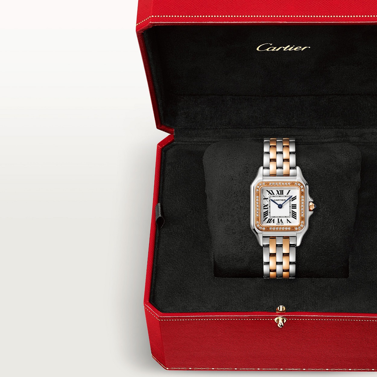 Panthere Sertie Rose Gris 27Mm vue 8