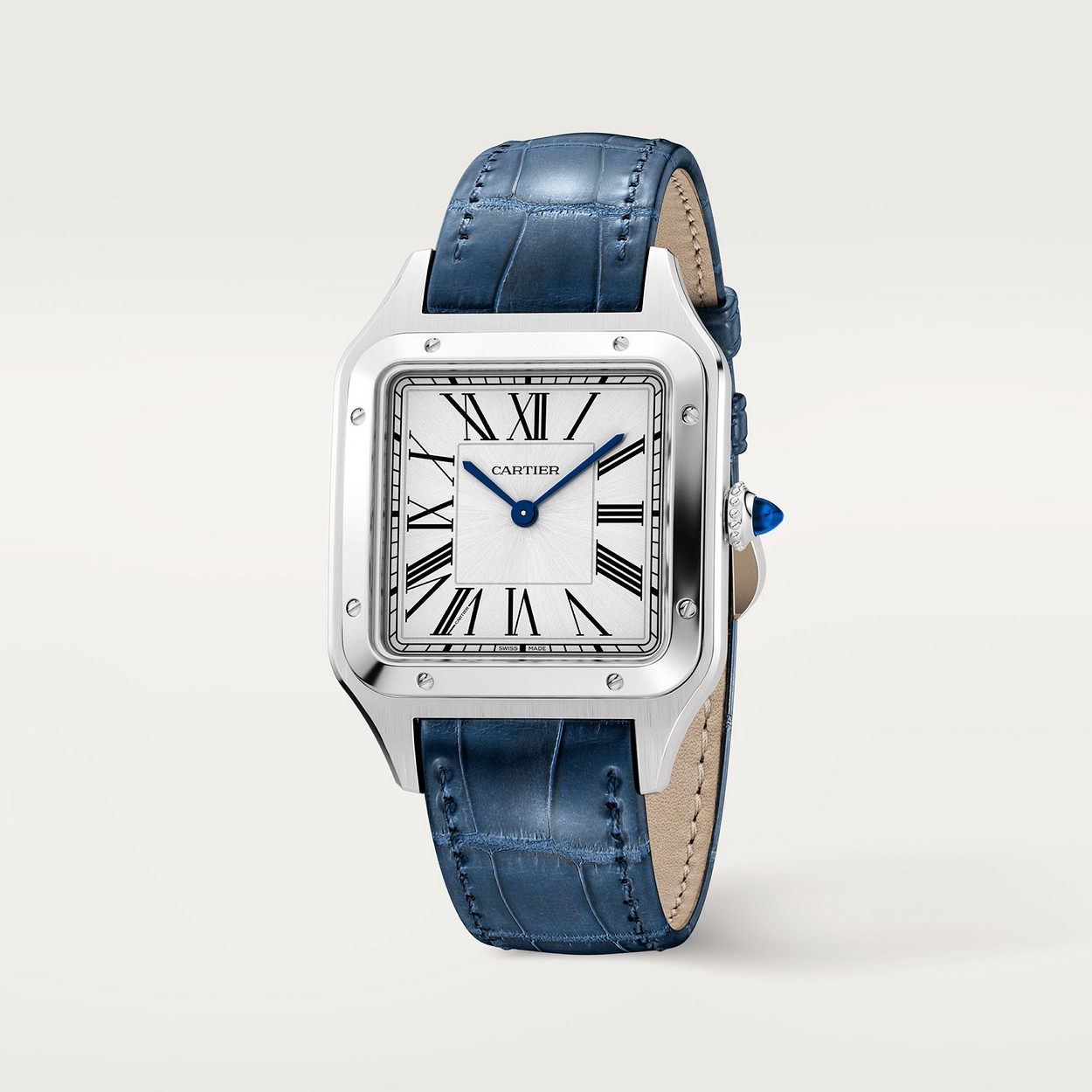 Santos Dumont Bleu Blanc Grand Modele vue 2