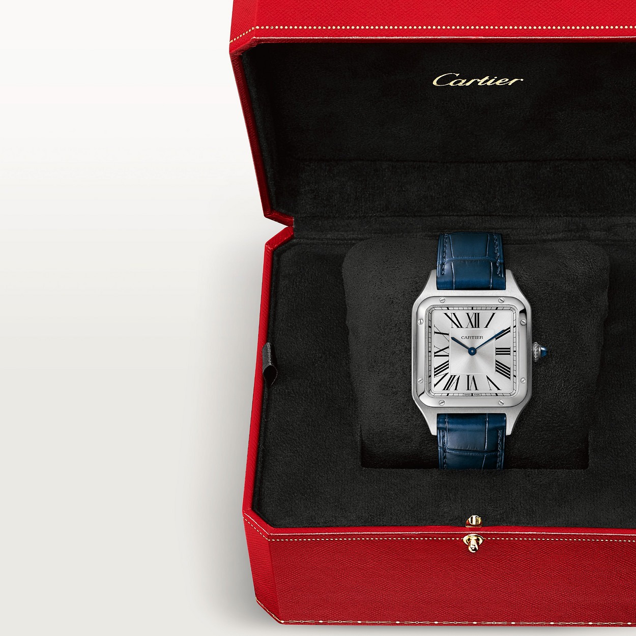 Santos Dumont Bleu Blanc Grand Modele vue 7