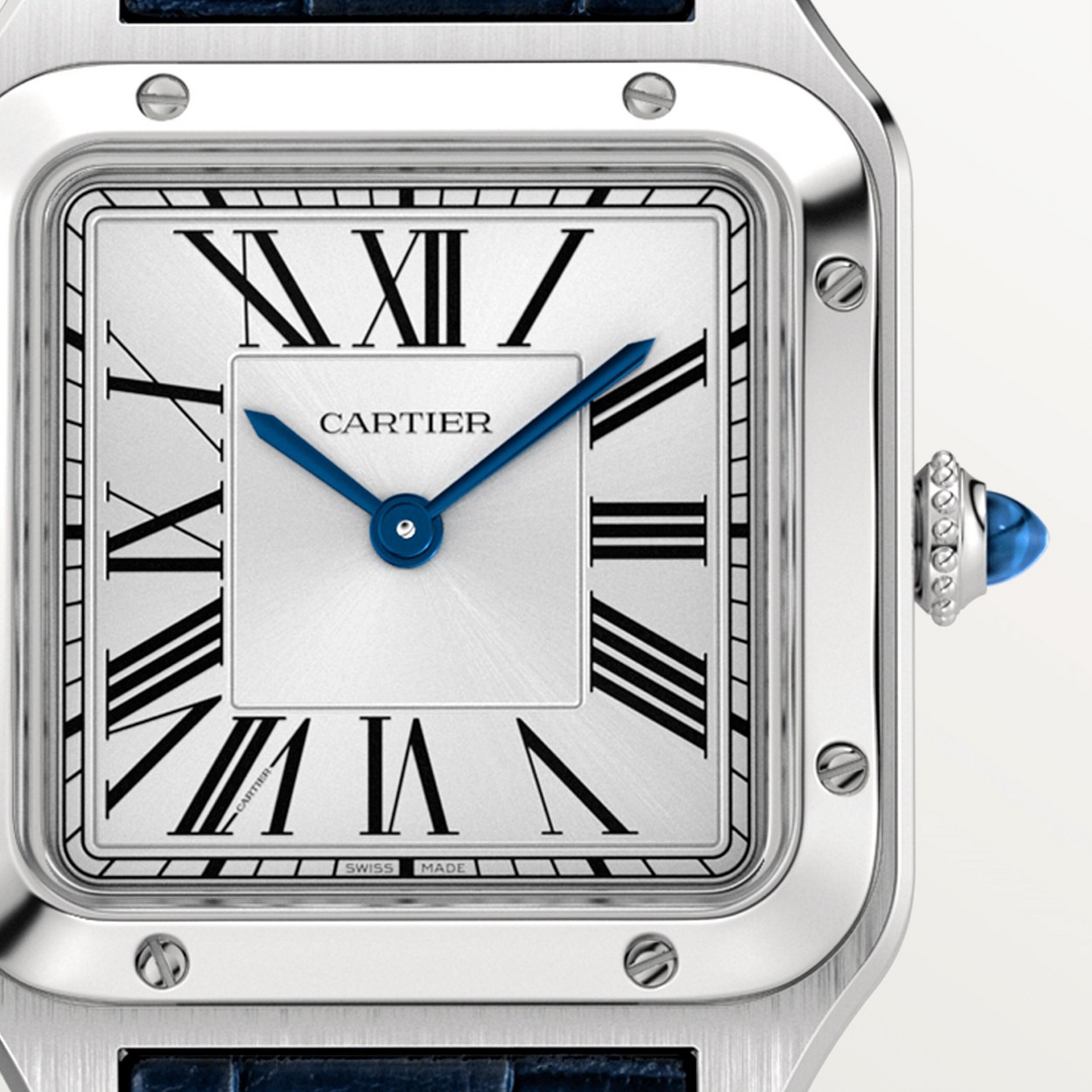 Santos Dumont Bleu Blanc Petit Modele vue 3
