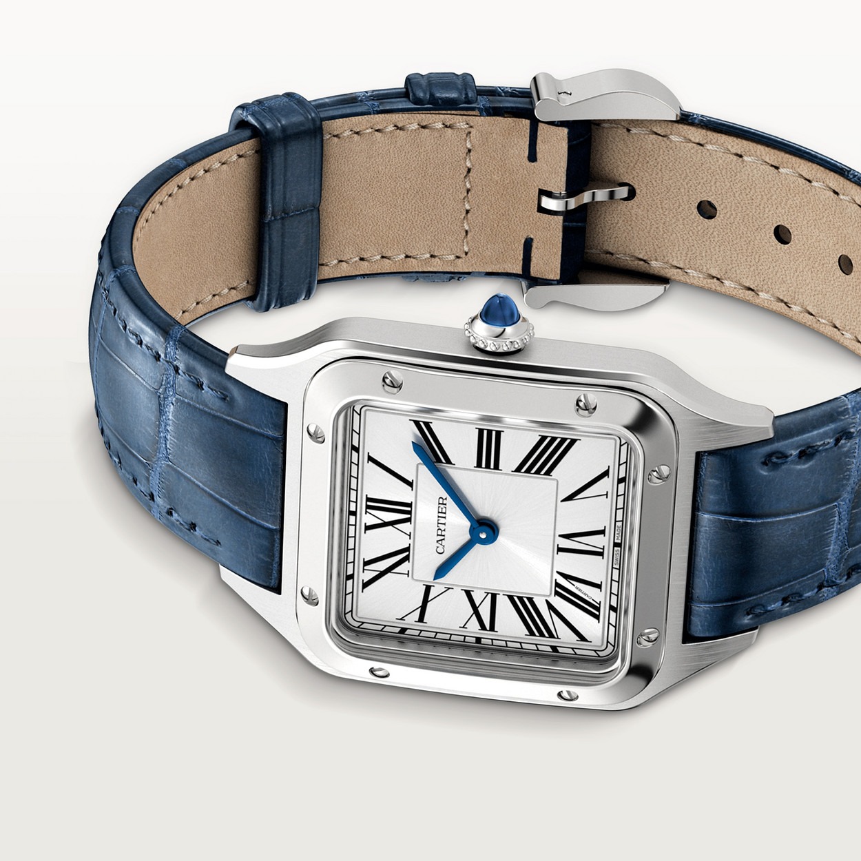 Santos Dumont Bleu Blanc Petit Modele vue 4